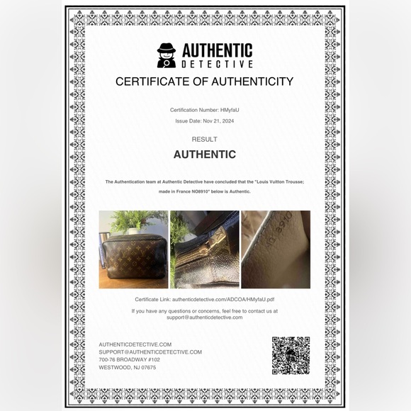 Louis Vuitton Monogram Trousse 28 (COA) - Picture 16 of 16